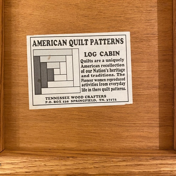 🎉HP🎉 Wooden *quilt* themed box - Picture 4 of 6